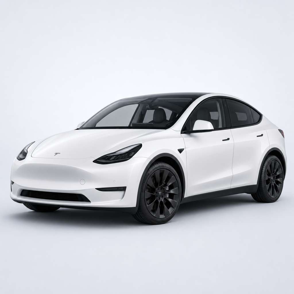 Tesla Model Y / 白