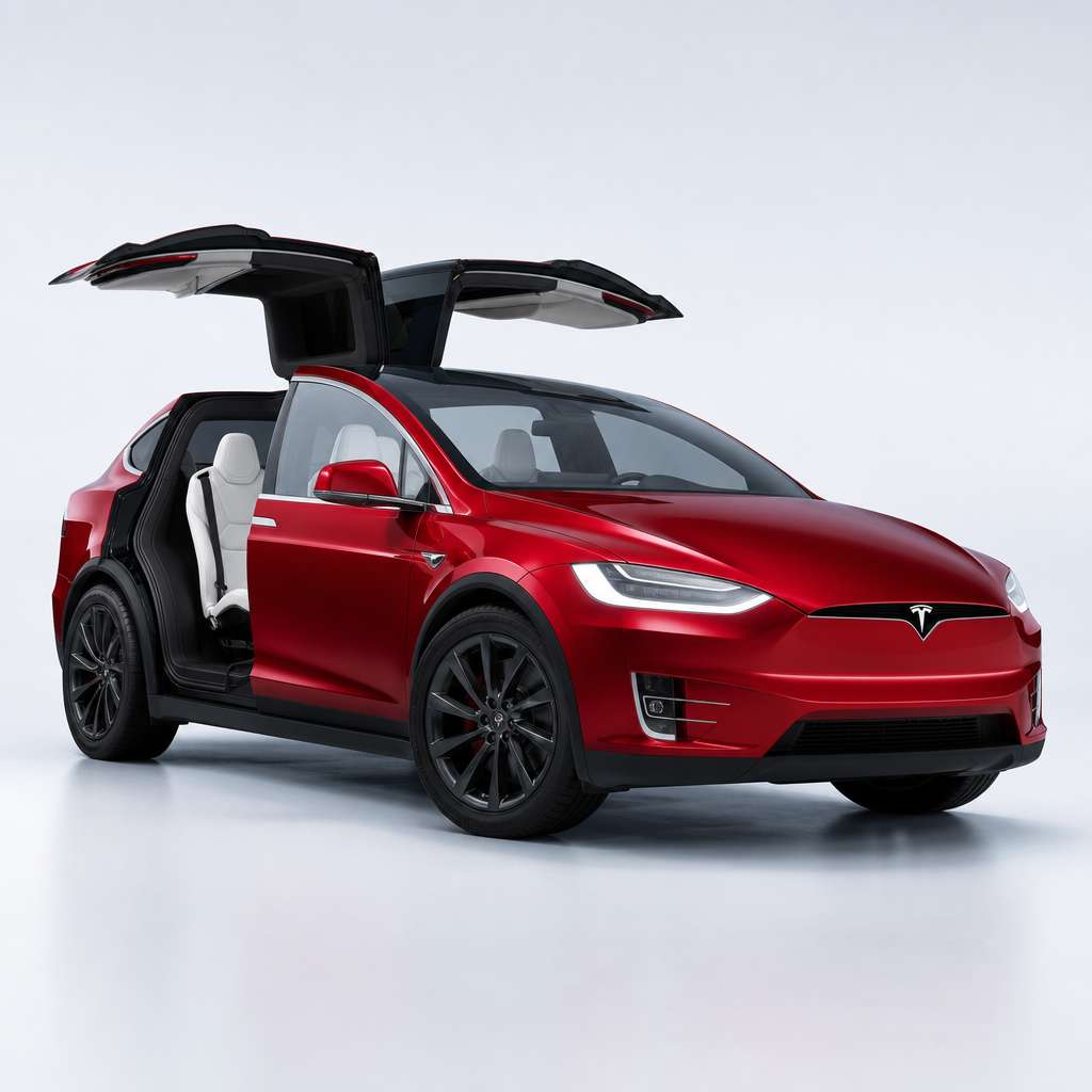 Tesla Model X / 赤